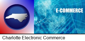 Charlotte, North Carolina - a conceptual e-commerce illustration
