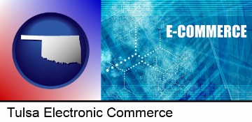 a conceptual e-commerce illustration in Tulsa, OK